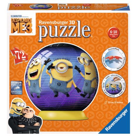 Minions Despicable Me 72pc 3D Puzzle Ball £11.99